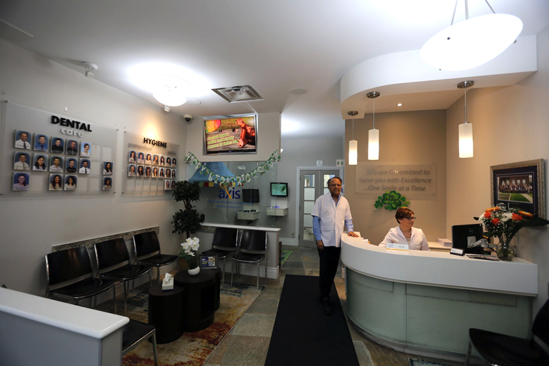 Dr Terry Papneja at his Axis Dental Clinic