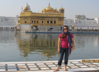 Florencia Costa at Golden Temple
