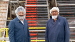 Surjit Bbara and his business partner Pradeep Sood at Highbury Canco Corp plant