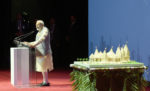 Modi at groundbreaking ceremony of BAPS temple in Abu Dhabi