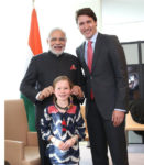 Modi playing with Trudeau’s daughter Ella