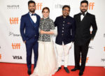 Vicky Kaushal, Tapsee Pannu, Anurag Kashyap and Abhishek Bachchan at the premiere of "Husband Material" at Toronto International Film Festival at Roy Thomson Hall on September 11. Photo by Kevin Winter/Getty Images for TIFF.