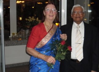 Bal Krishan Kaplish with wife Monika