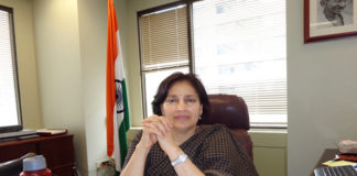 Indian Consul General Preeti Saran.