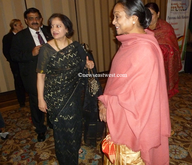 Meira Kumar With Preeti Saran Indo Canadians I Canada