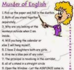 murder of english