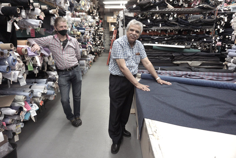 Sultan's Fine Fabrics Toronto – first choice for men's best Italian fabrics