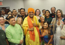 Siddhguru with invited guests at New York event.