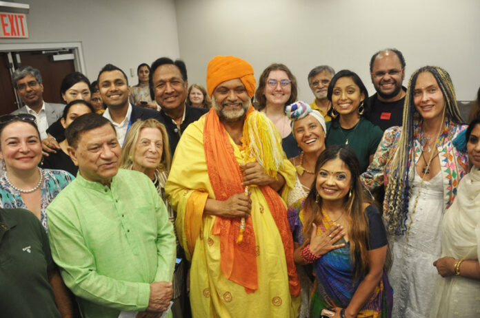 Siddhguru with invited guests at New York event.