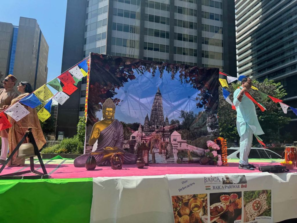 India Day parade Toronto Bihar float.