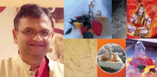 Abhishek Mishra (left) and Shiva images